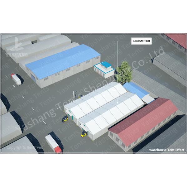 15x35M Transitional Large Canopy Tent Fabric Covered Storage Buildings