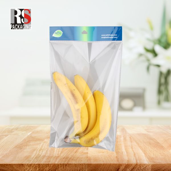 Custom Clear Plastic Micro Perfortated Bag for Fresh Fruits & Vegetables for Frozen Food & Shopping Use