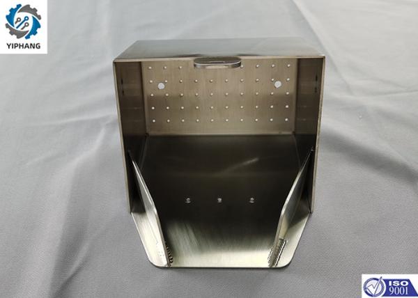 SUS302 Custom Sheet Metal Welding Parts 3mm With Roundness Bending Cone Bucket