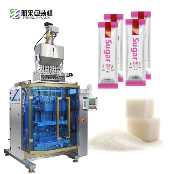 Advanced High Quality Instant Coffee Salt Sugar Stick Sachet Multi Lanes Coffee Stick Packing Sealing Machine