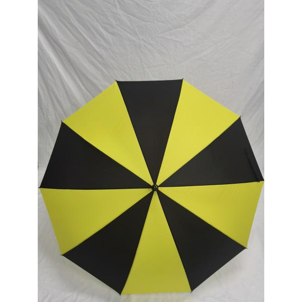 Windproof Auto Open Golf Umbrella with Custom Logo Prints and 130cm Open Diameter