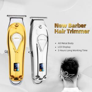 Trimmer sans fil réglable de cheveux pour l'affichage rechargeable de l
