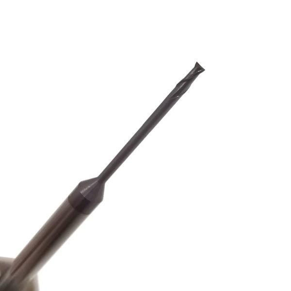 1.5mm 55HRC 2 Flute Cemented Carbide End Mill for Steel