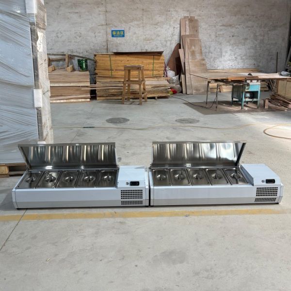 Table Top Commercial Salad Preparation Fridge Restaurant Static Cooling VRX1200
