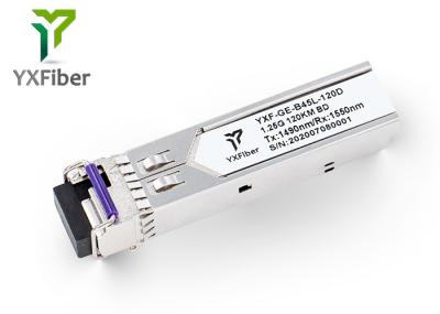 Módulo de SFP do único modo 1490nm do WDM DDMI 1.25G BIDI 120km do LC