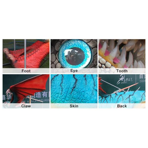 Breathable Realistic Dinosaur Costume , Lightweight Lifelike Carnotaurus Costume