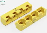 1 x 4 met en communication les connecteurs multiples de port de l'EE Rj45/port à angle droit de LAN du plug and play RJ45 Bticino