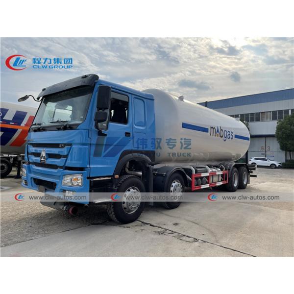 HOWO 15 toneladas del LPG del gas de camión de petrolero móvil para rellenar del cilindro de gas