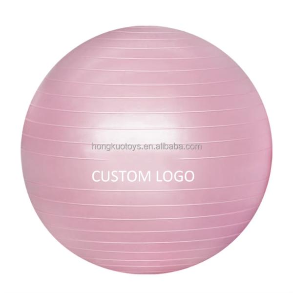 Availalbe OEM 55 см ПВХ анти-взрыв Gym упражнения йога мяч с воздушным насосом и красочными