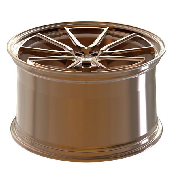 G70 BMW 760 Custom 1-PC Forged Rims 22x9.5 and 22x11 Gloss Bronze
