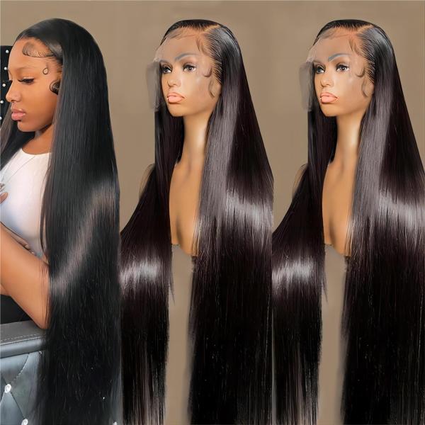 Full Hd Lace Front Human Hair Frontal Wigs Pre Plucked With Swiss Lace Base Material