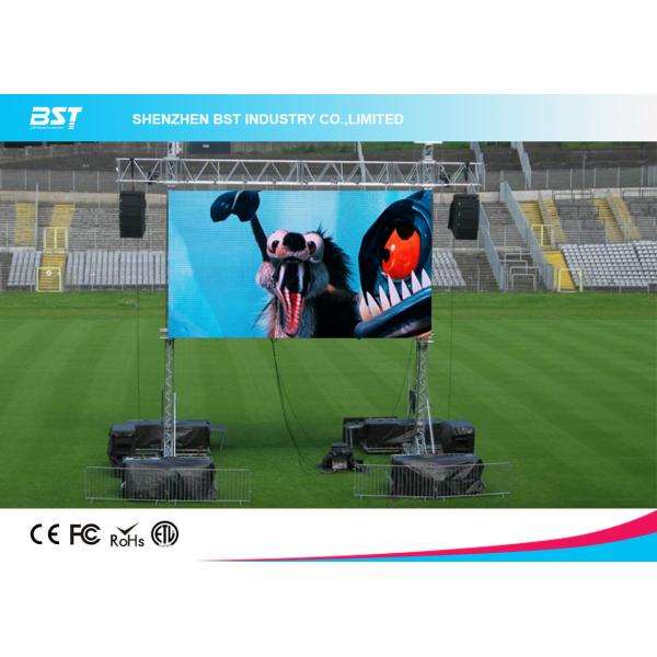Outdoor HD Rental Led Screen Pixel Pitch 6.66mm With 140 Degree Viewing Angle