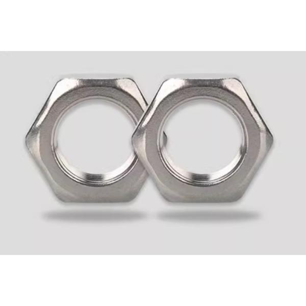 3/8 1/2 ASTM A193 A194 Hex Metal Thin Nut B7 B8 GR 8 8M ASME B16.5 Hexagon Metal Nut
