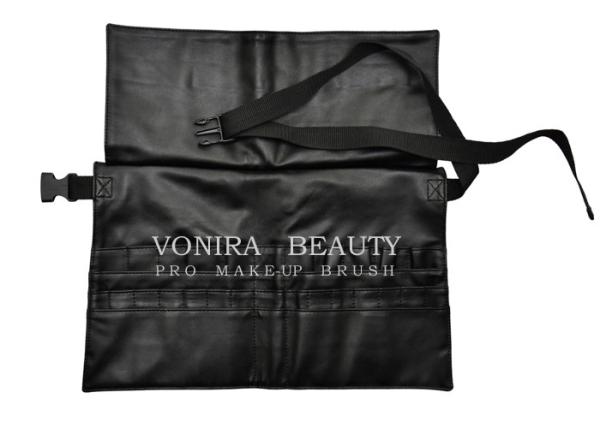 Suporte cosmético preto Toolbelt da correia da correia do artista do saco da cintura do avental da escova da composição
