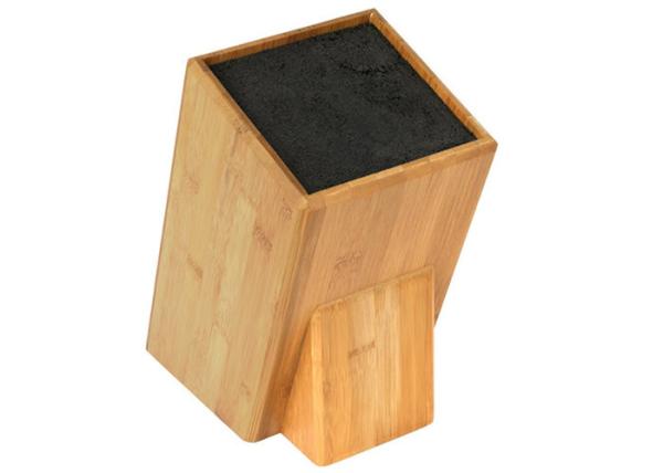 High Quality Eco-Friendy Universal Bamboo Wood Knife Block Storage Holder Organizer