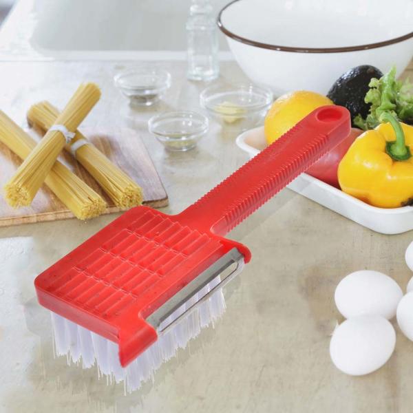 Plastic Peeler Cleaning Scrub Brush Kitchen Craft Fruit And Vegetable Brush