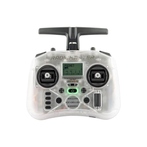 For Radiomaster Portable Pocket Antenna Durable Plastic 2.4G Radio Controller (Mode2 Left-handed Throttle) Small Foldable Size