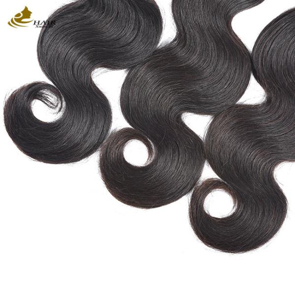 100% Virgin Brazilian Hair Black Remy Human Hair Extensions Bundles Weft