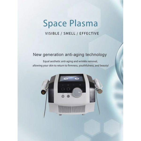 Skin Rejuvenation Face Lift Wrinkle Removal 2 In 1 Ultrasonic Hydor Space Plasma Machine