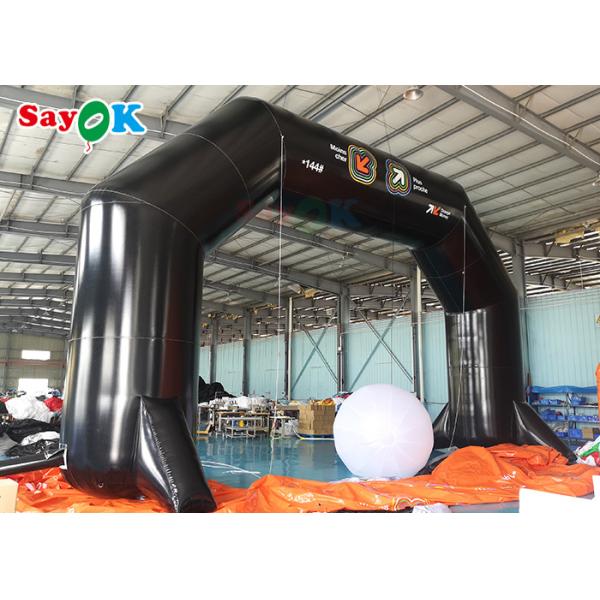 логотип раздувной финишной черты велосипеда свода 12М раздувной напечатанный таможней свода