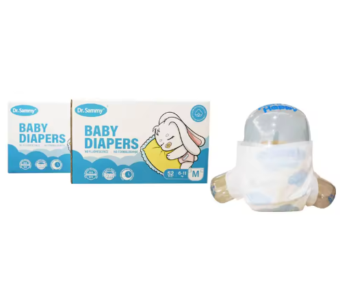OEM ODM Breathable Newborn Diapers Nappies Low Price All Sizes Baby Diapers