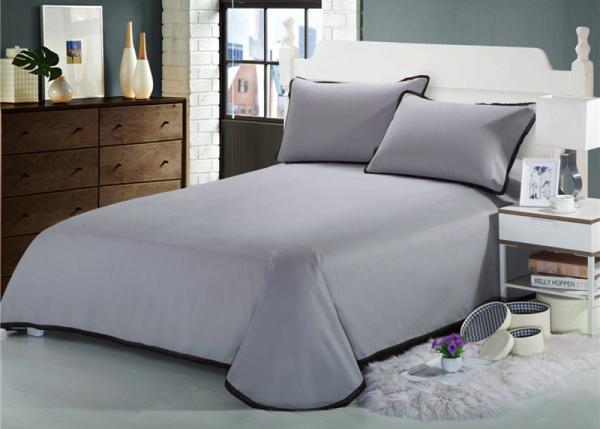 Lightweight Fabric Lace Luxury Cotton Sheets , 3 Pcs Elegant Sheet Sets