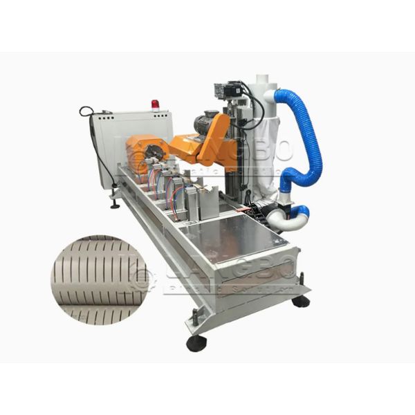 Plastic PP PE PVC Pipe Slotting Grooving Cutting Machine
