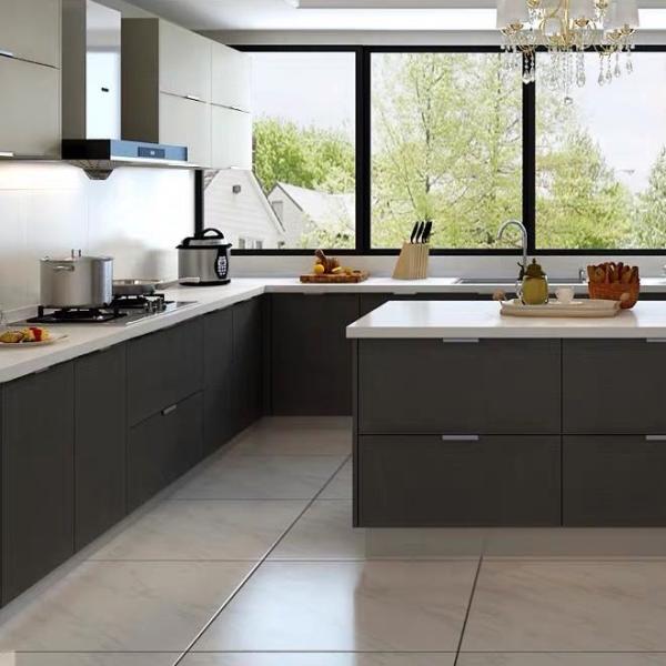 Экологически чистый современный кухонный шкаф с аксессуарами для кранов