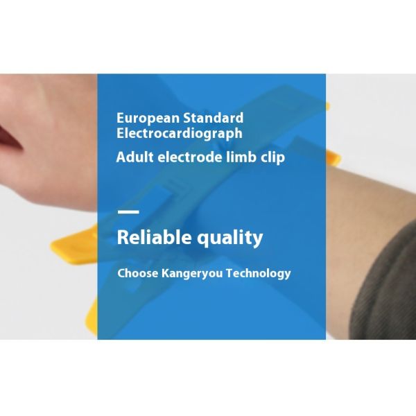 European Standard Medical Grade Adult Limb Clip ECG Electrodes Dual-Purpose Special All Resting ECG Recommended