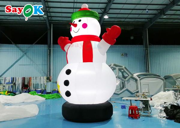 ornamento infláveis do Natal de pano de 210D Oxford para a decoração da atividade
