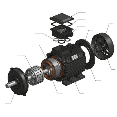 10kW Marine Grade IP67 Permanent Magnet Generator for Offshore and Marine Applications