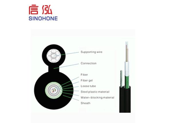 Figure 8 Outdoor Fiber Optic Cable PE Sheath Aerial Laying Low Dispersion