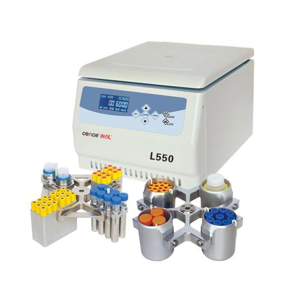 Центрифуга плазмы L550 низкоскоростная с ротором 4x100ml 200ml 500ml качания