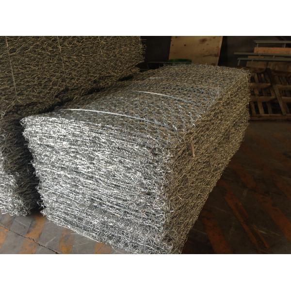 Шестиугольным переплетенная проводом форма отверстия квадрата корзины Gabion прямоугольная