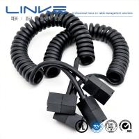 Cable de extensión del adaptador de sensores de temperatura médica con línea de resorte médica de material aislado