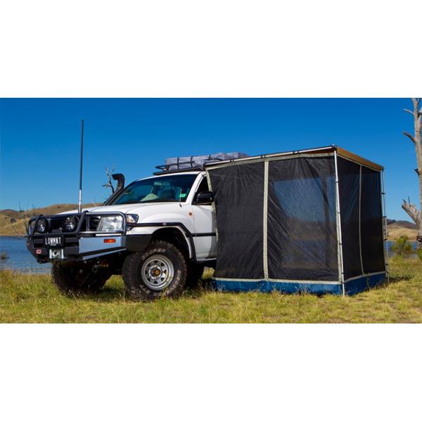 4 Square Meters Car Side Awning Anti Mosquito Tent Net in Grey