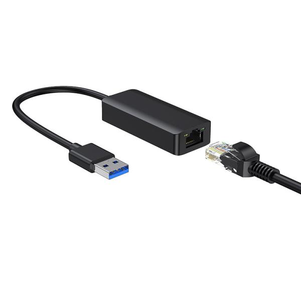 Adaptateur Ethernet Gigabit USB 3.0 de taille compacte, nouveau plastique ABS, couleur blanche
