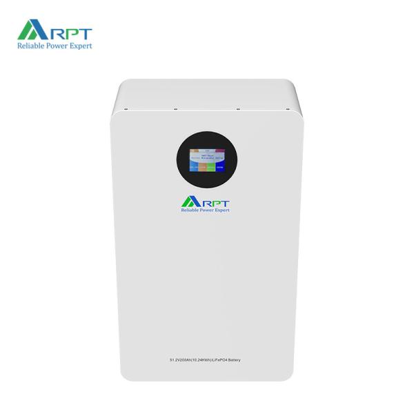 Wall-Mounted Lithium-Ion Battery Energy Storage System (5kWh/10kWh) with Circular Display