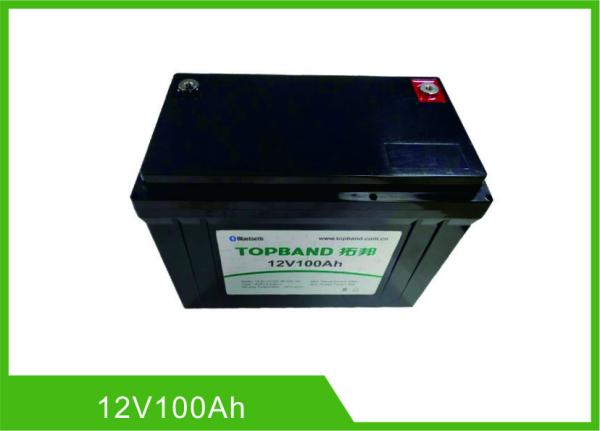 Bluetooth RV Camper Battery 12V 100AH LiFePO4 Heating Film For Camper Van Motorhome