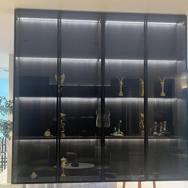 Trophy Glass Showcase Display Hand Cosmetics Store Glass Display Case