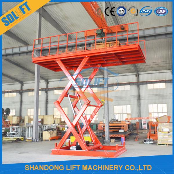 3tons 5m Hydraulic Car Lift Table Steel Scissor Car Lift Platform