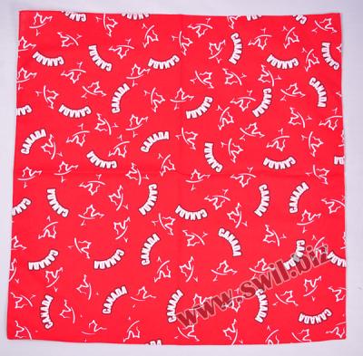 Screen Printing Skin Friendly 100 Cotton Bandanas , Unisex Super Soft Bandana