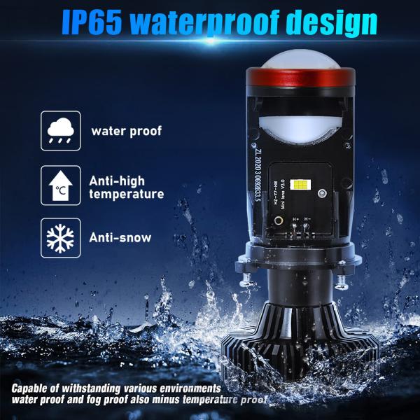 White 45W Mini Lens Y8 H4 Car LED Spotlight Universal Headlight Bulb