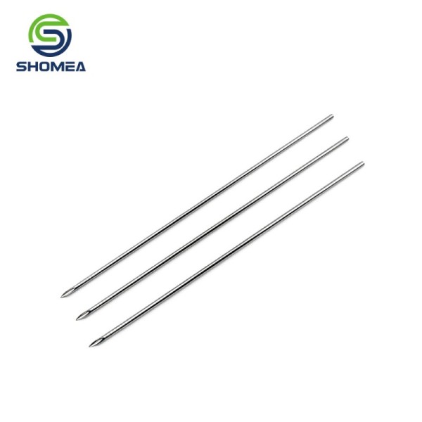 Customized Knurled Head X‑Ray Visible Medical Lancet Puncture Needle