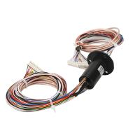 24 bagues coulissantes de capsule du fil 300rpm du câble AWG28 des circuits RG316