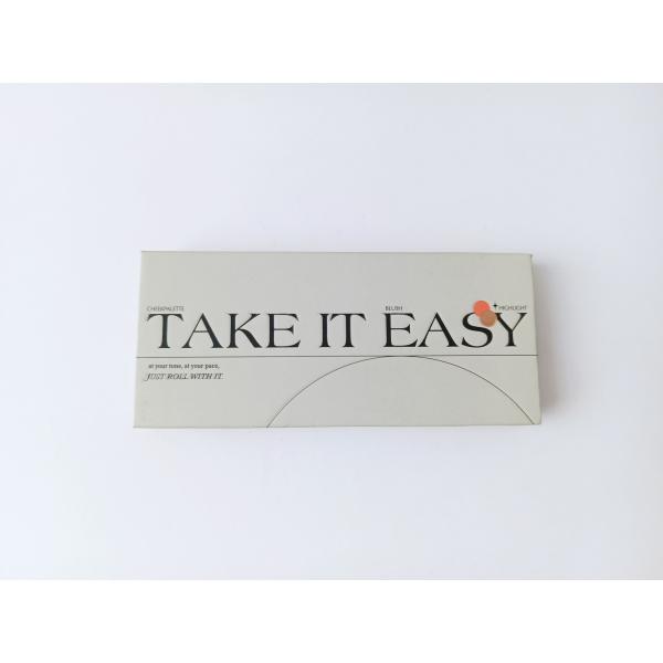 Cosmetic 2 Hole Empty Eyeshadow Palette Greyboard Cheek Palette