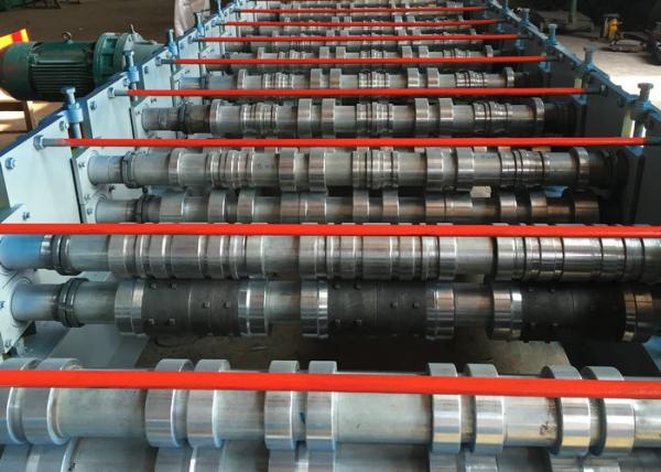 8m/min - 12m/min Floor Deck Roll Forming Machine For structure Conceret