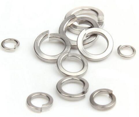Cheese Head Screw Stainless Steel Spring Lock Washers With Square End DIN7980
