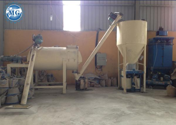 Usina conduzida elétrica do almofariz da mistura seca da capacidade grande para a mistura da massa de vidraceiro da parede