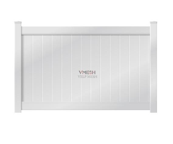 6x8ft White PVC Privacy Fence for Backyards